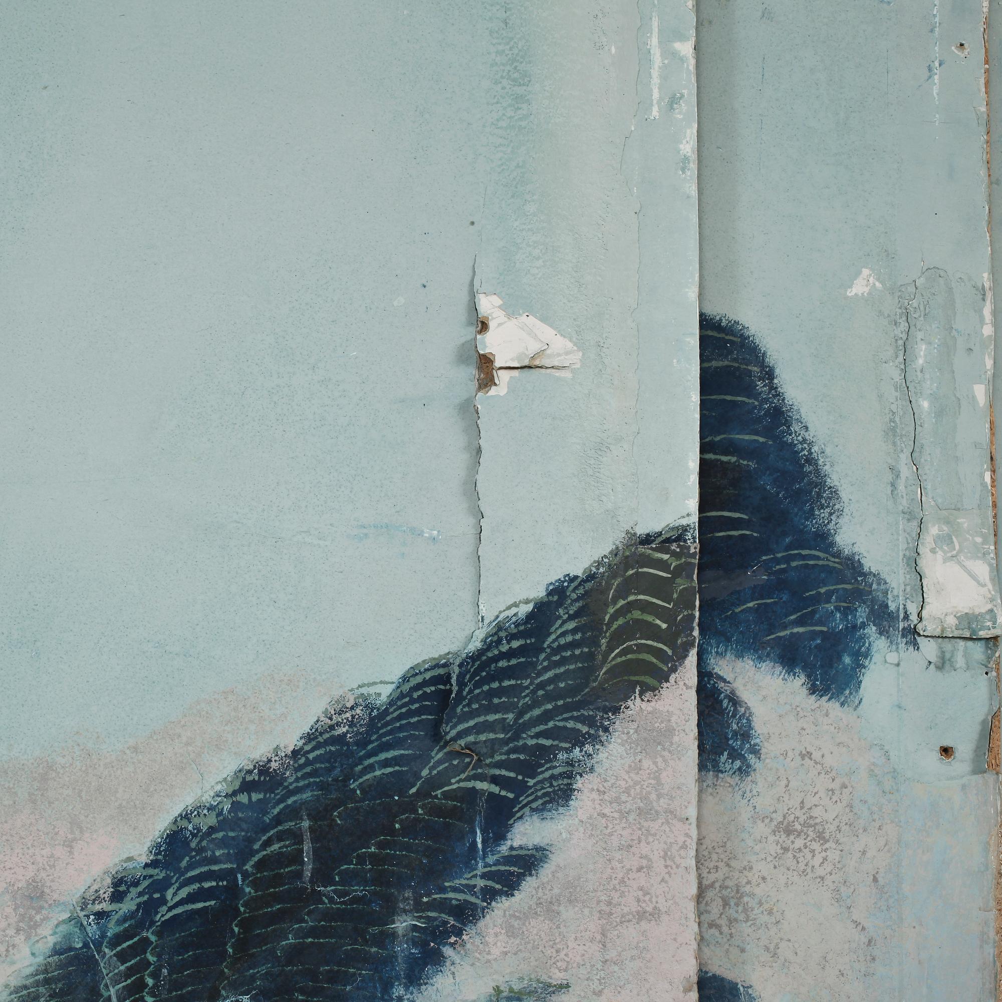 MÅLAD TAPET, 16 delar, 1800-tal.