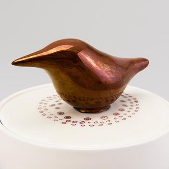 HEINI RIITAHUHTA, a porcelain 'Bird box' signed Heini Riitahuhta 2012.