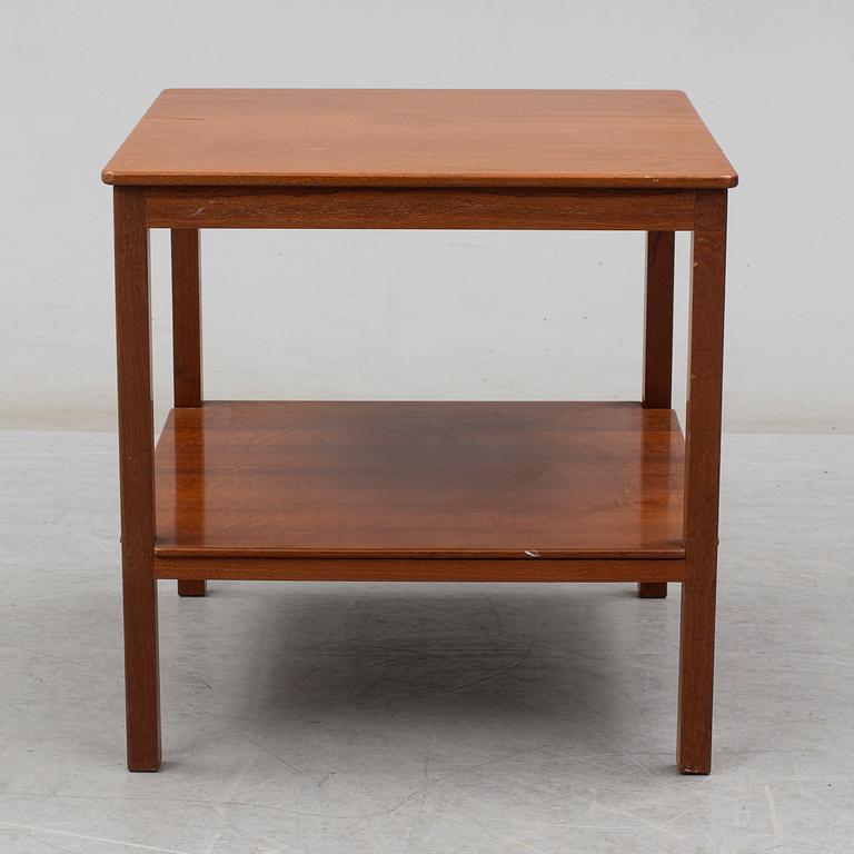 KAARE KLINT, A second half of the 20th  Century mahogany side table, Rud Rasmussens snickerier Copenhagen.