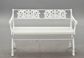 PARKBÄNK, efter design av Karl Friedrich Schinkel, 1900-tal.