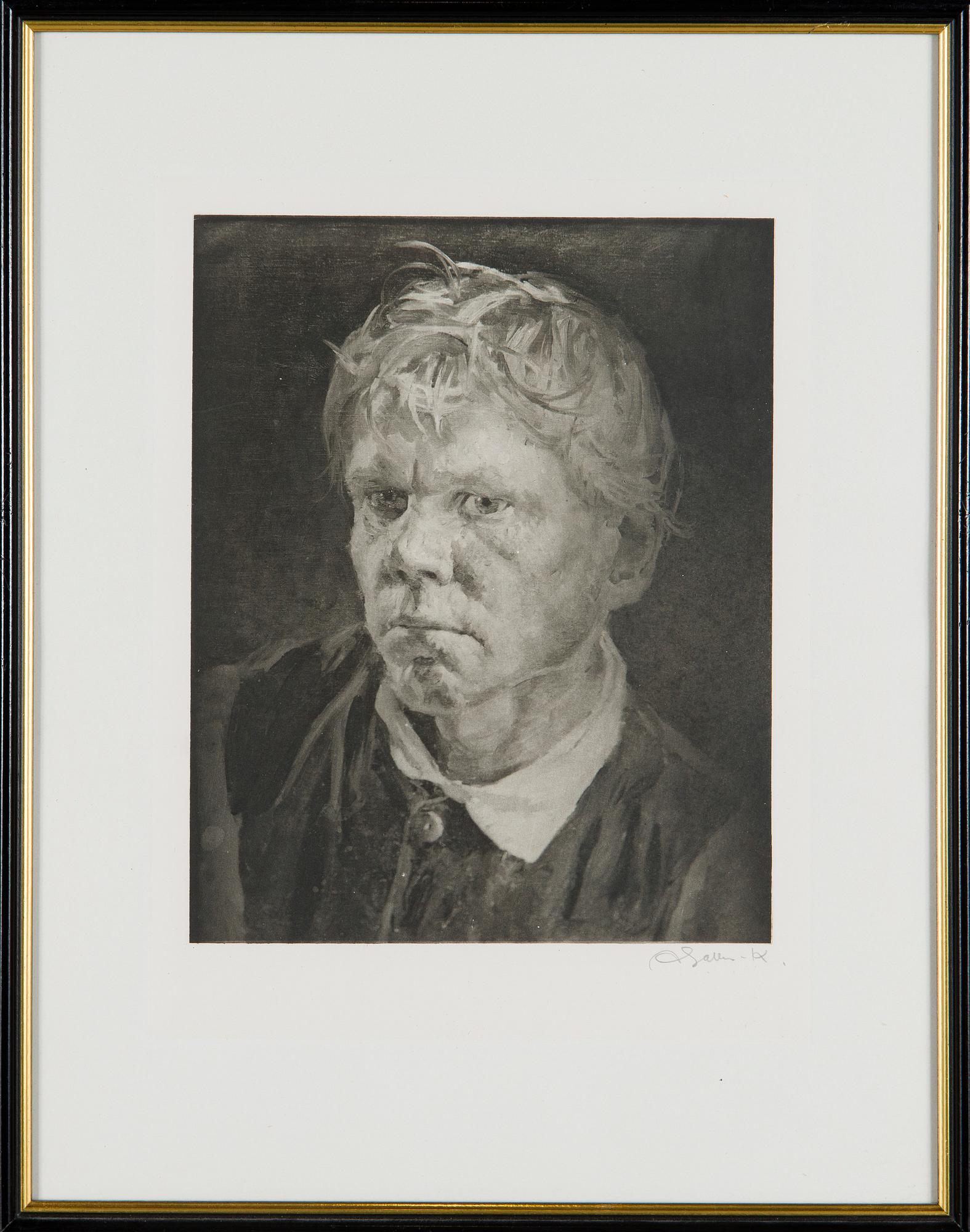 Akseli Gallen-Kallela, "Rokonarpinen savolaispoika".