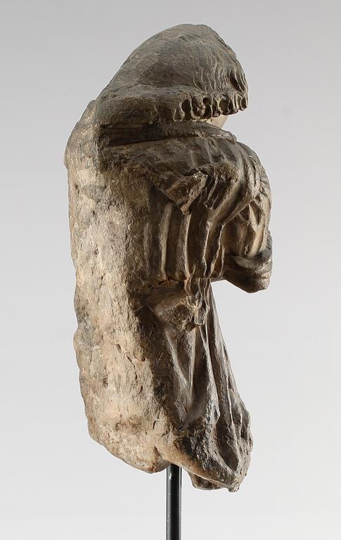 SKULPTUR, sten, sakral, 1800-tal eller äldre.