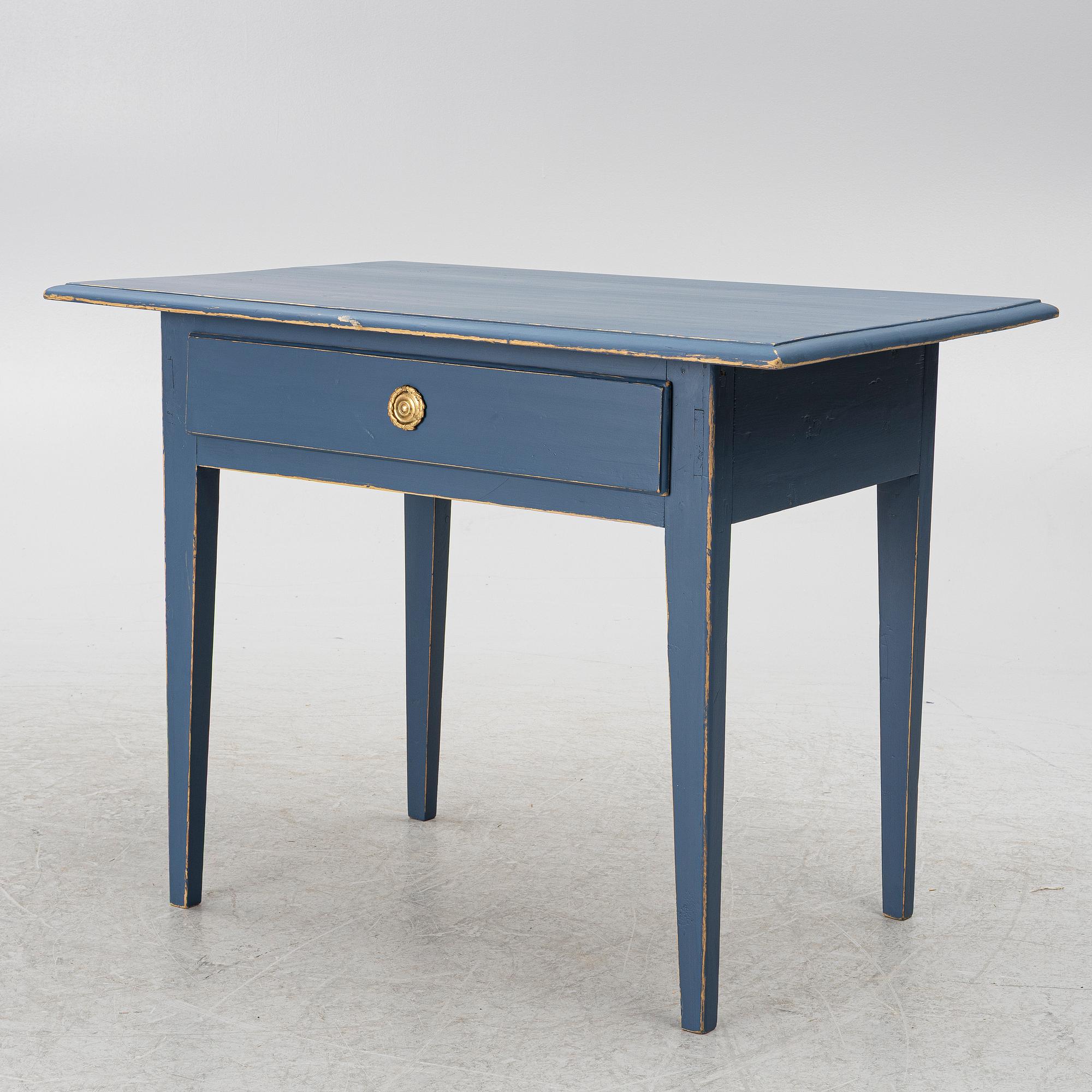 Table, Gustavian style, second half of the 19th century.
