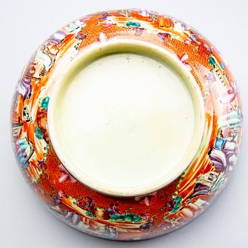 Bålskål, kompaniporslin. Qingdynastin, Qianlong (1736-95).