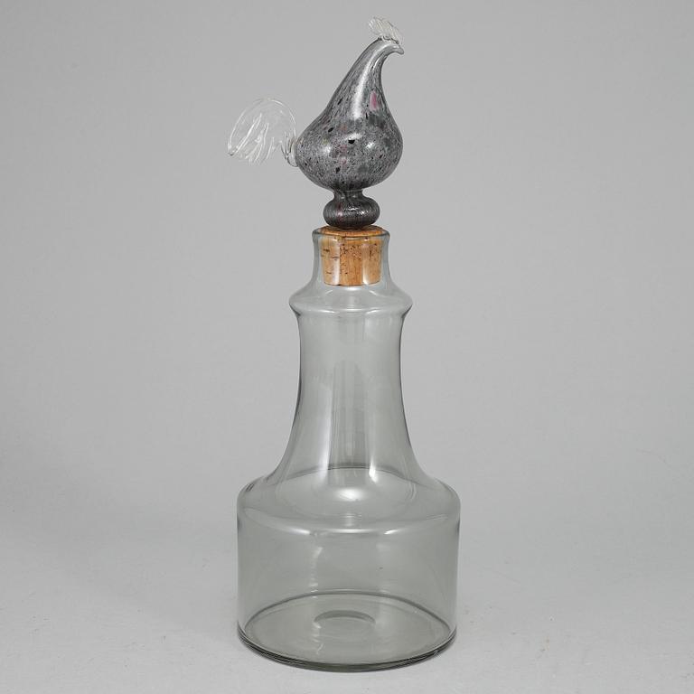 KAJ FRANCK, A decanter signed K. Franck, Nuutajärvi Notsjö -62.