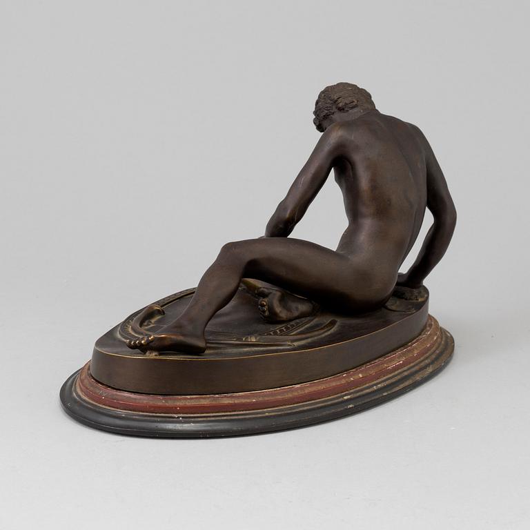 SKULPTUR, brons, 1800-talets andra hälft.
