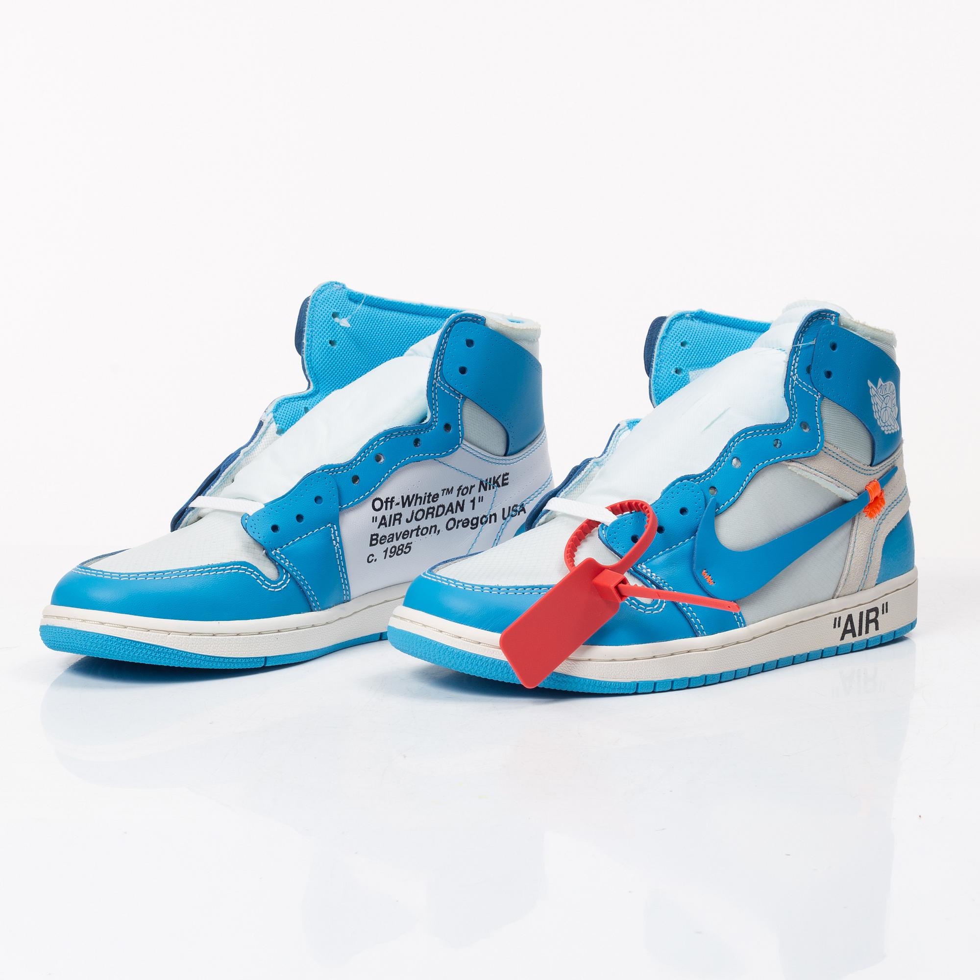 Nike X Off White, Air Jordan X Off White NRG, sneakers, storlek eur 42,5 / Us 9.