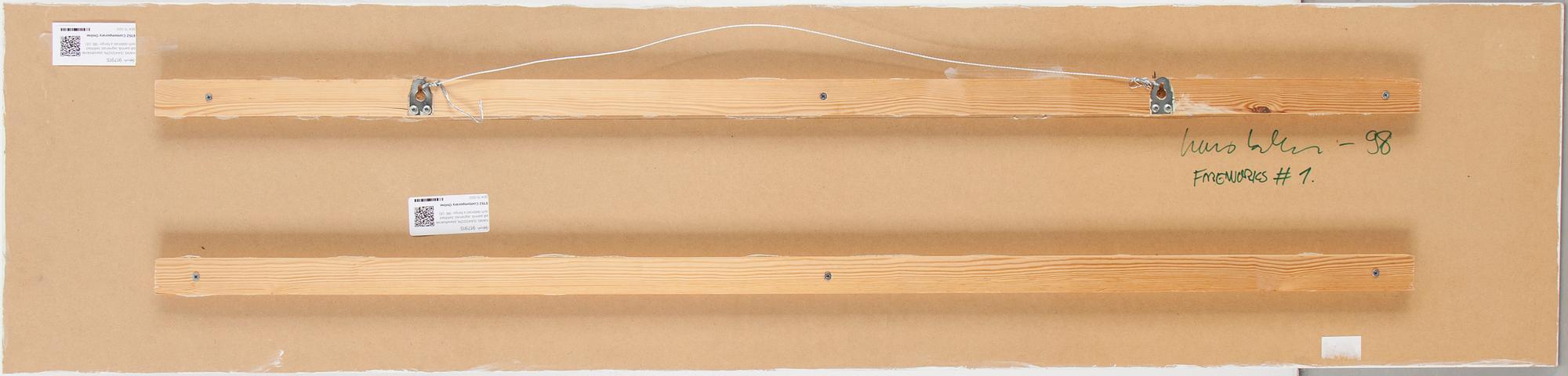 HANS ISAKSSON, mixed media on panel, signed with title and dated verso -98.