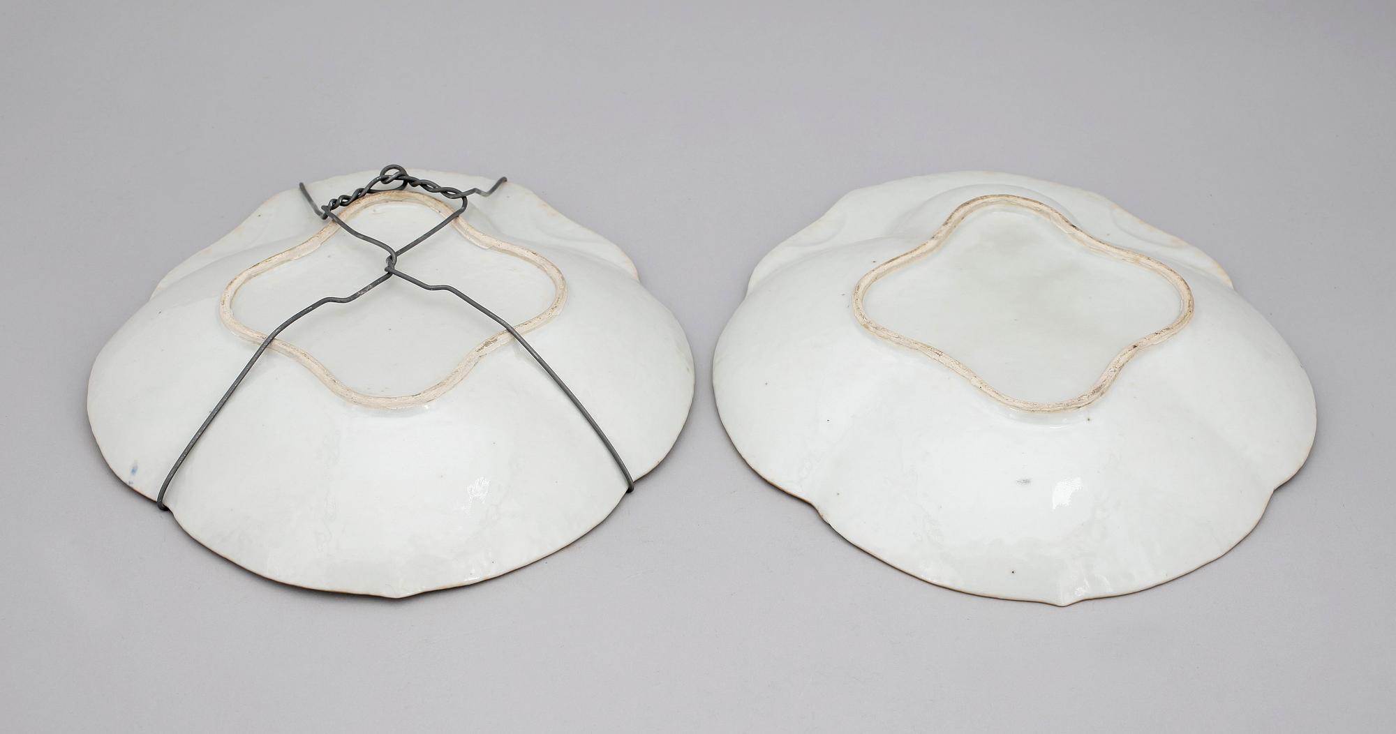 FAT, ett par, porslin, Kanton, Kina, 1800-tal.