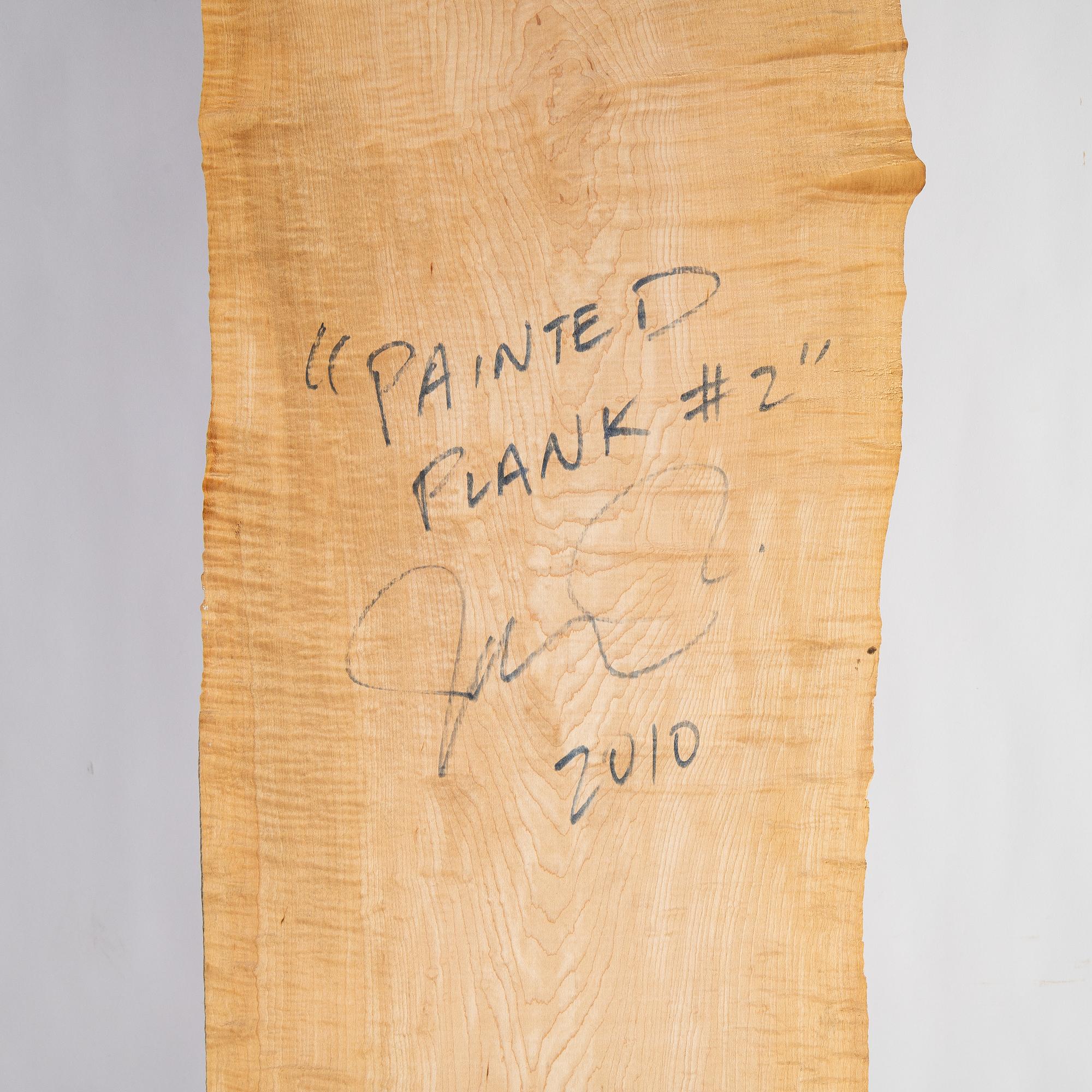 Jason Middlebrook, acrylic on wood, signed and dated 2010.