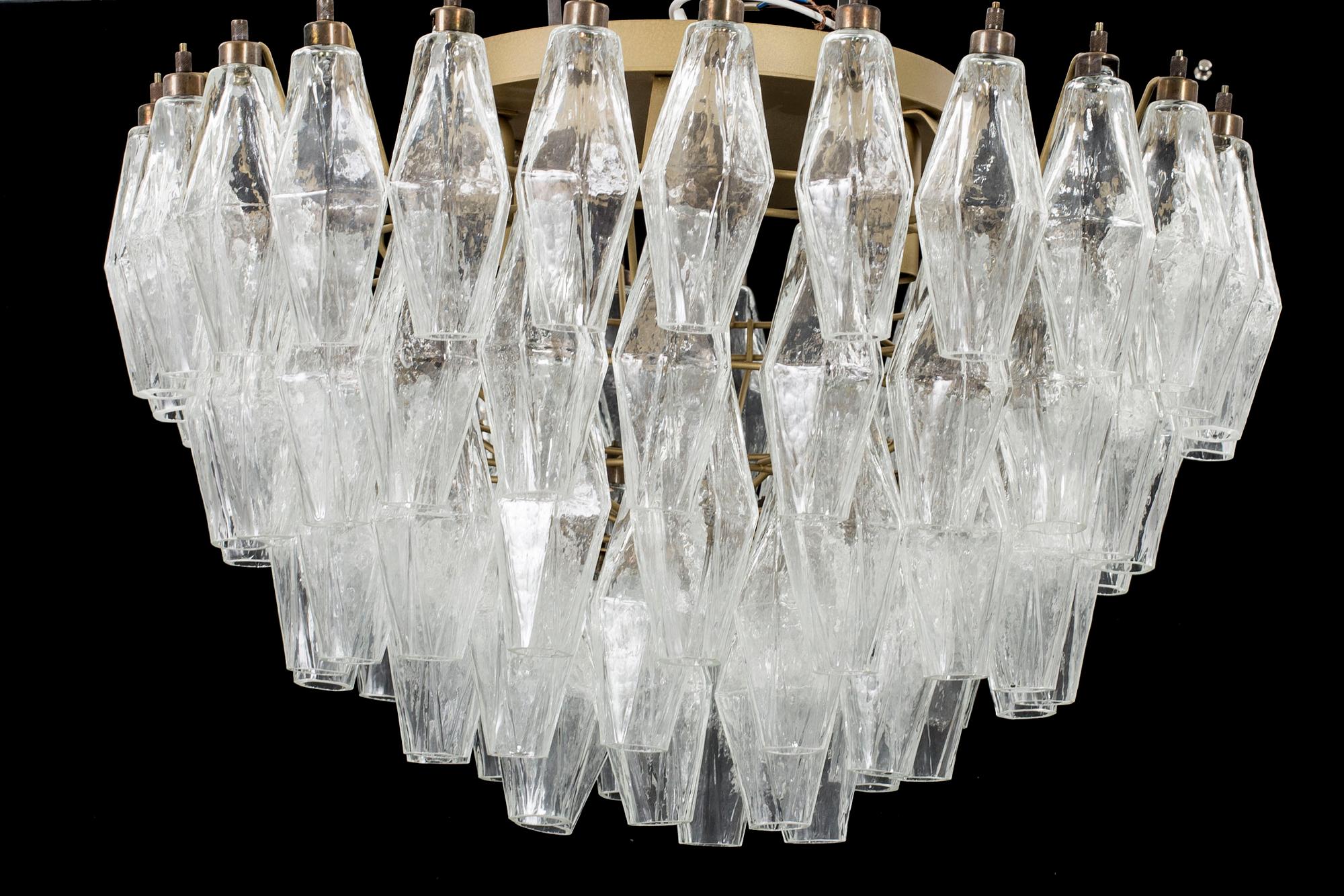 A CARLO SCARPA CEILING LAMP, Murao, Italy.