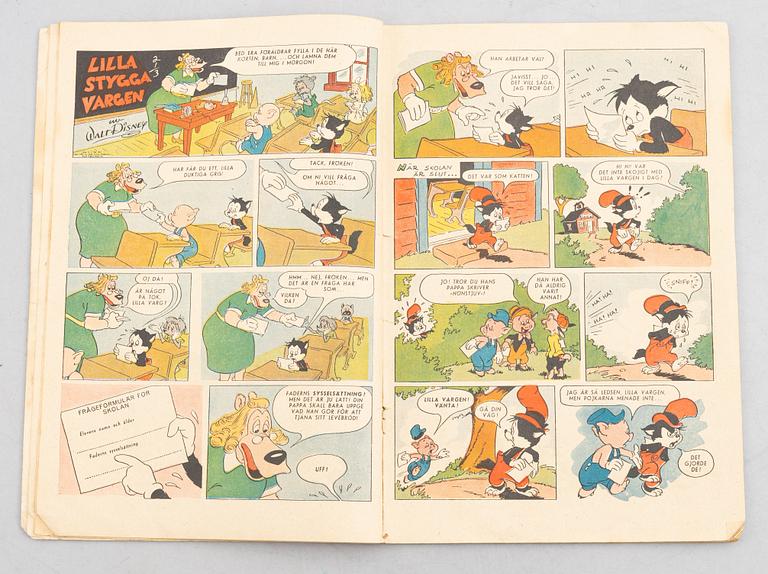 Comic book, "Donald Duck & Co", no. 1, 1948.