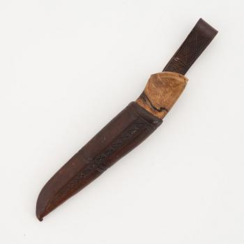 Torbjörn "Tobbe" Lundström, kniv, Åre, monogramsignerad.