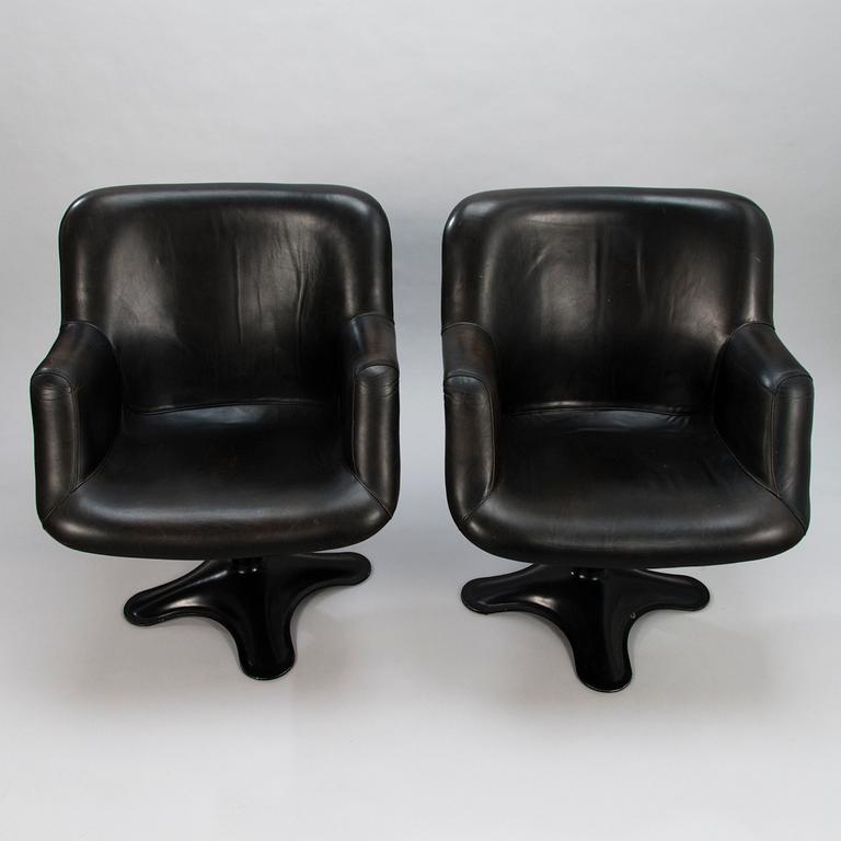 YRJÖ KUKKAPURO, fåtöljer, ett par, "Junior", Haimi 1960-talets slut.