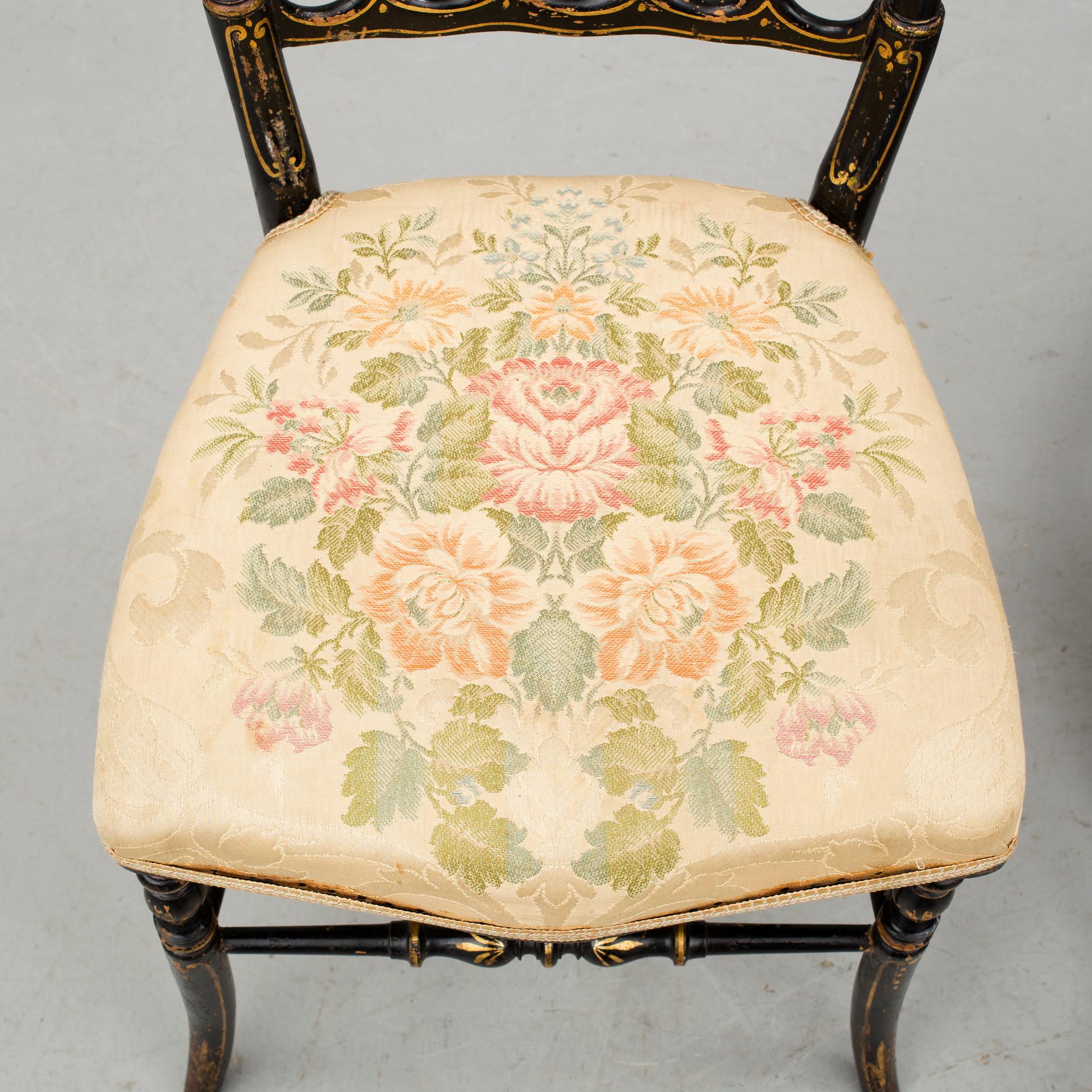 STOLAR, ett par, 1800-talets slut.