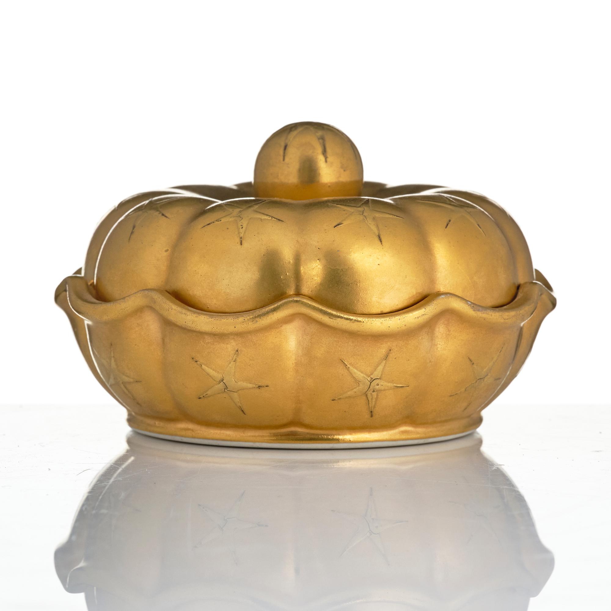 Wilhelm Kåge, Ask and bowls, 2 pcs, Gustavsberg 1927, 1929 and 1932.