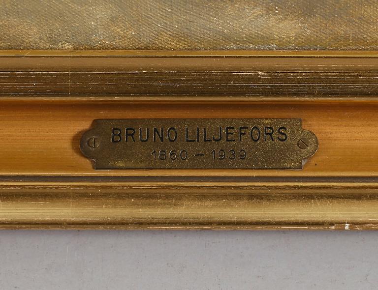 BRUNO LILJEFORS, olja på duk, osignerad.
