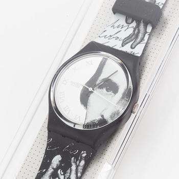 Swatch, "Glance" by Piero Fornasetti, armbandsur, 34 mm.
