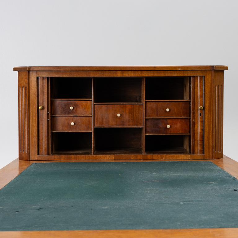 A Swedish Empire mahogany desk, first part 19th century.