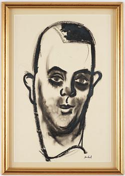 John Jon-And, pastel, stamped signature.