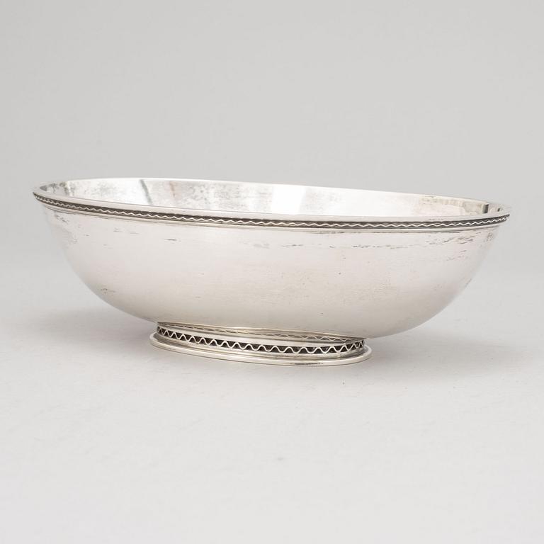 Eric Råström, skål, silver, CG Råström, Stockholm 1957.