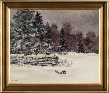 LINDORM LILJEFORS, oil on panel (masonite), signed Lindorm L and dated -45.