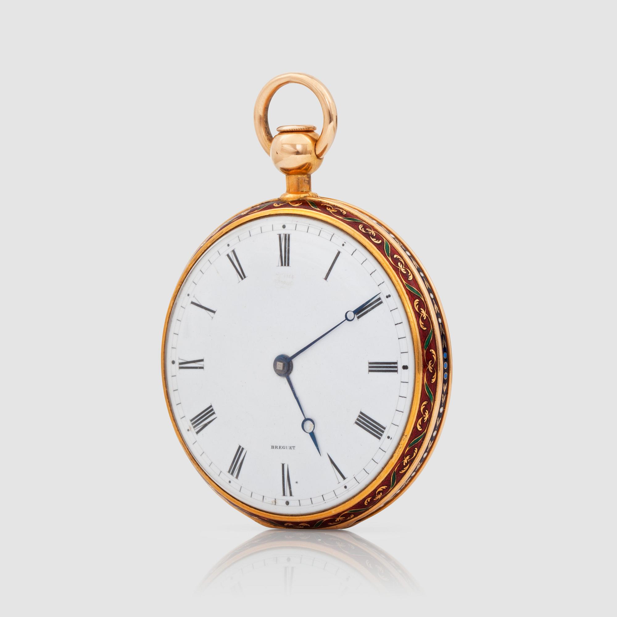 A unique Breguet quarter repeater pocket watch. Duplex movement. Marked with number 1795 and 4384. Case number 2958. Bukowskis