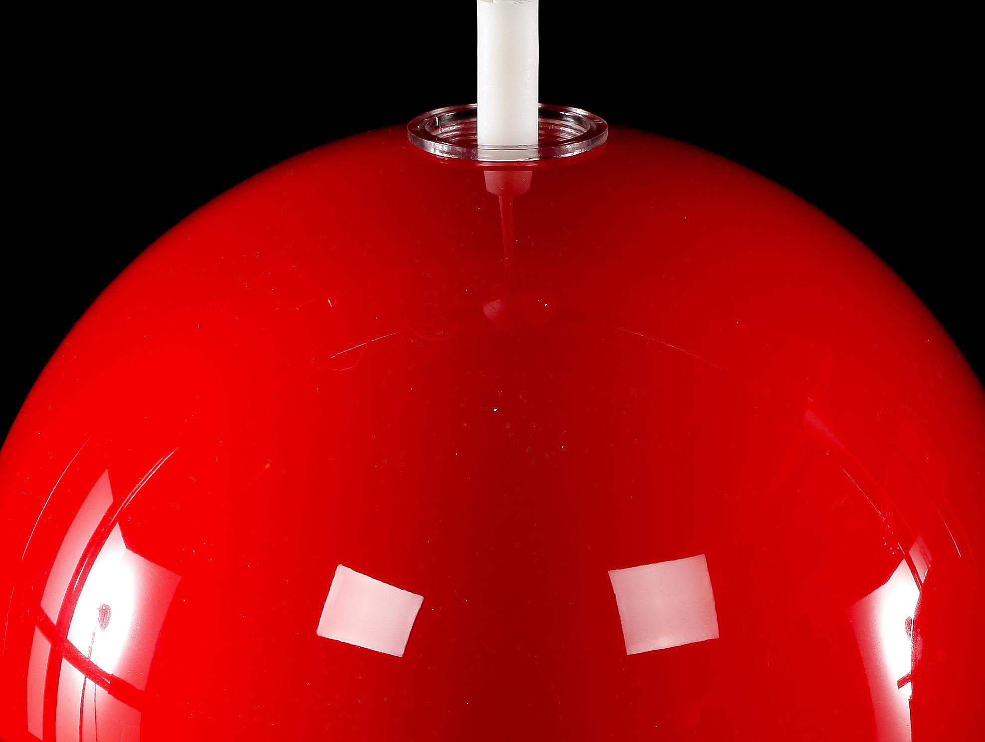 TAKLAMPOR, 2 st, "Globo ring", Uno & Östen Kristiansson, Luxus, 1970-tal. Höjd ca 42 cm.