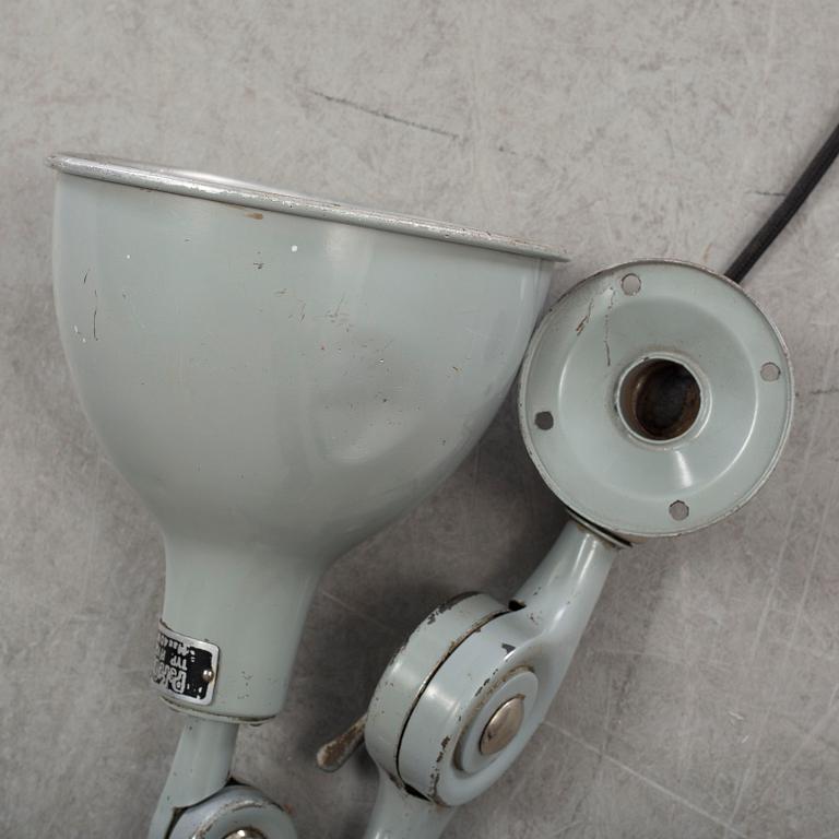 INDUSTRILAMPA, Pefege, EG Eriksson Mekaniska Verstad AB Stockholm, 1900-talets mitt.