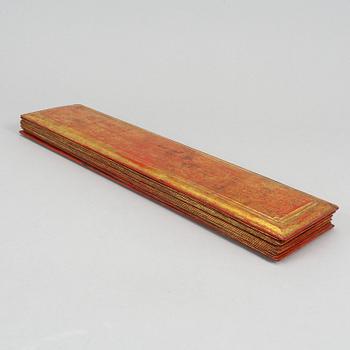 A Thai/Burmese prayer book/Suttra, circa 1900.