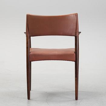 Villy Schou, karmstol, Schou Andersen Møbelfabrik, Danmark, 1960-tal.