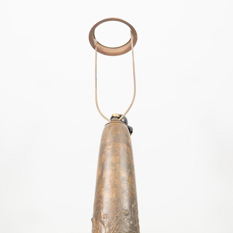 Hugo Elmquist, table lamp Art Nouveau early 20th century.