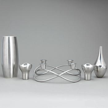 PARTI GEORG JENSEN, 6 delar, rostfritt.