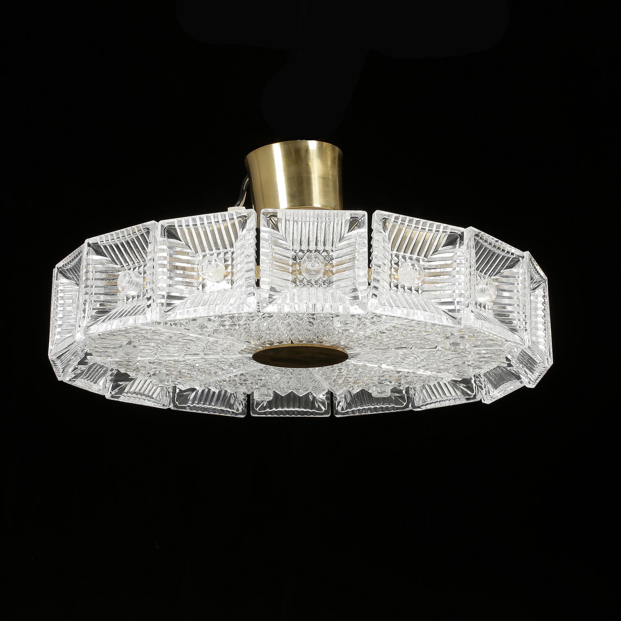 TAKPLAFOND, Carl Fagerlund, Orrefors, 1900-talets mitt.