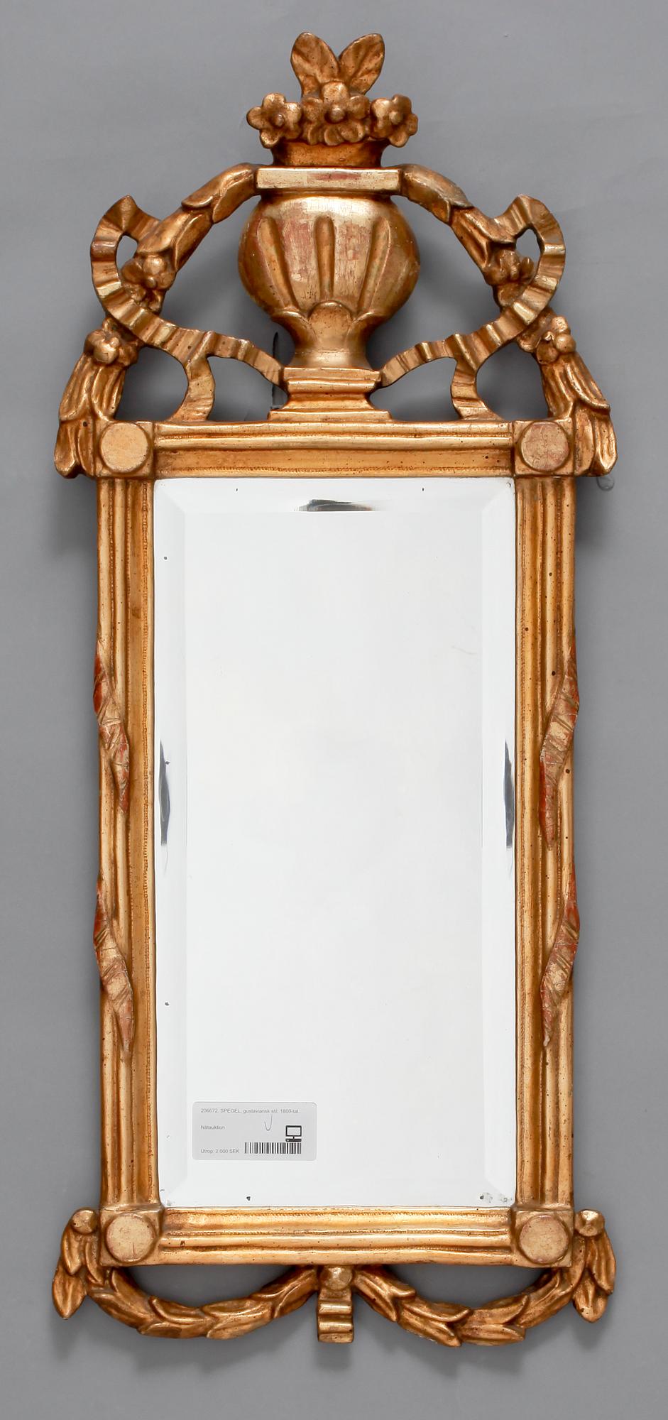 SPEGEL, gustaviansk stil, 1800-tal.