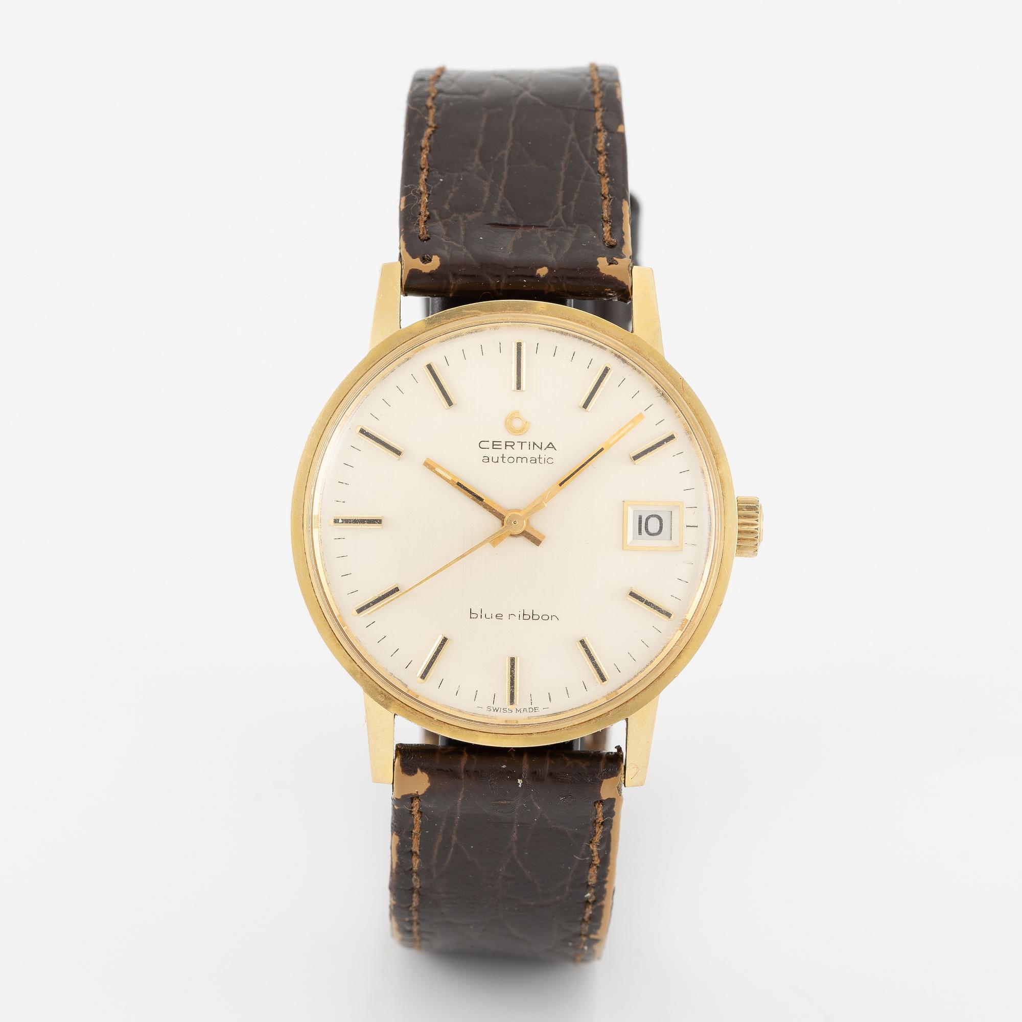 Certina, Blue Ribbon, wristwatch, 35 mm.