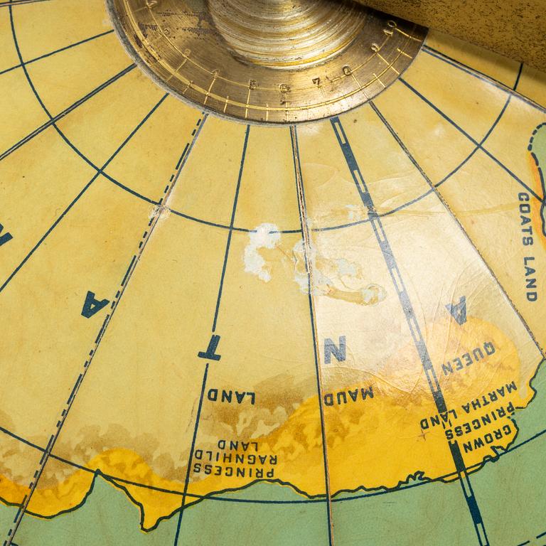 Jordglob, 1900-talets mitt.