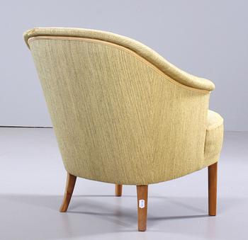 FÅTÖLJ, Carl Malmsten, AB O.H Sjögren, Tranås.