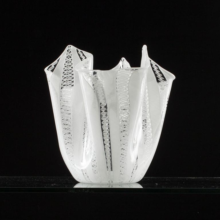 MALJA, lasia, "Fazzoletto" Fulvio Bianconi ja Paolo Venini, sign. Venini, Murano, Italia, 1900-luvun loppupuoli.