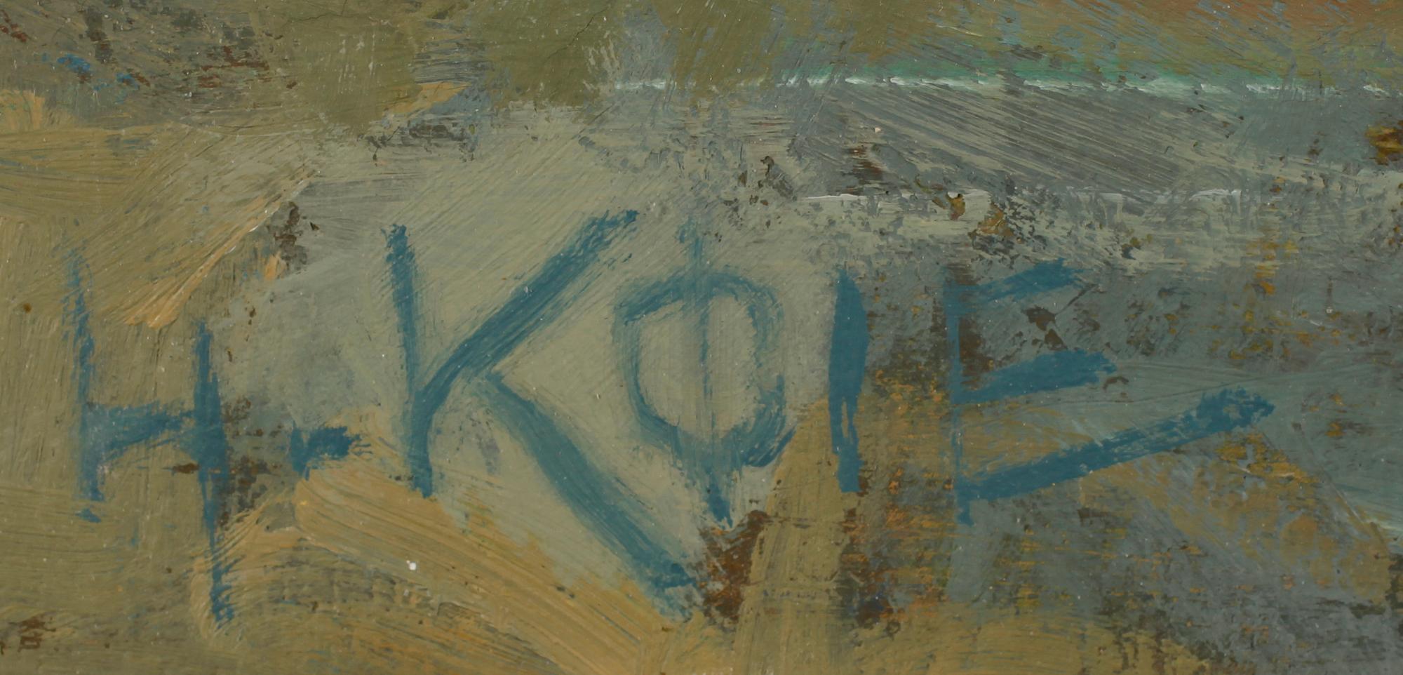 HENNING KÖIE, olja på duk, sign.