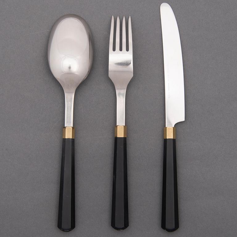 A 11-piece set of 'Kaleva' cutlery for Hackman Finland. Model designed in 1976.