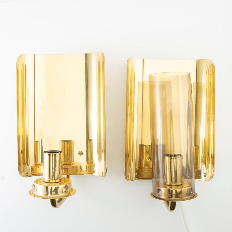 Hans-Agne Jakobsson, wall lamps a pair 330/1, Markaryd Sweden, 1960s.