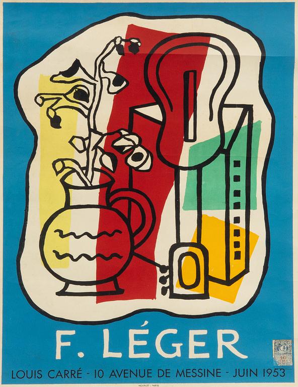 Fernand Léger, "Galerie Louis Carre", exhibition poster.