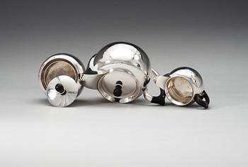 HANS HANSEN, teservis, tre delar, Köpenhamn 1930-36, sterling.