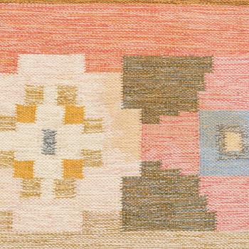 Ingegerd Silow, a flat wave rug, signed IS, c. 230 x 170 cm.