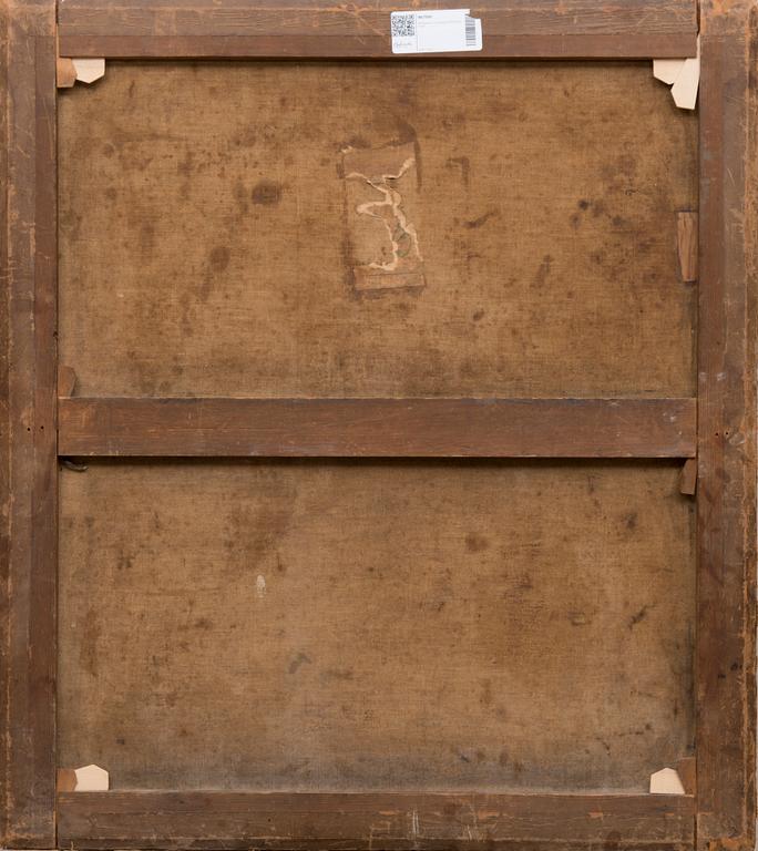 OKÄND KONSTNÄR, olja på duk, uppfodrad på duk, 1700-tal.