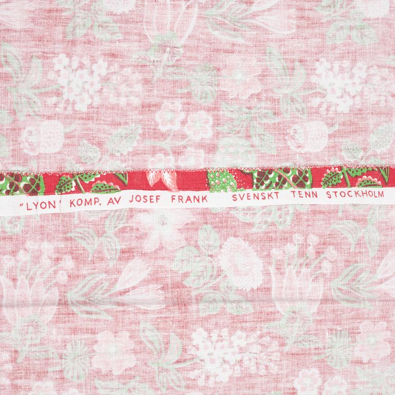 Josef Frank, bordsduk, lin, "Lyon", Firma Svenskt Tenn.