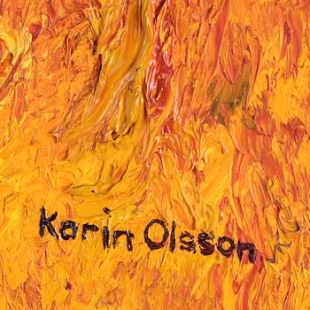 KARIN OLSSON, olja på duk, signerad.