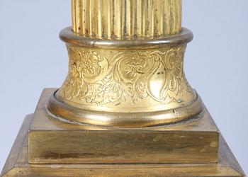 BORDSLAMPA, empire, 1800-tal.