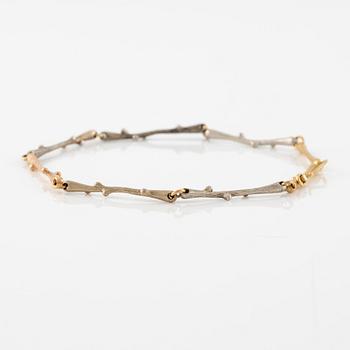 Ole Lynggaard armband 18K guld i tre färger, design Charlotte Lynggaard.